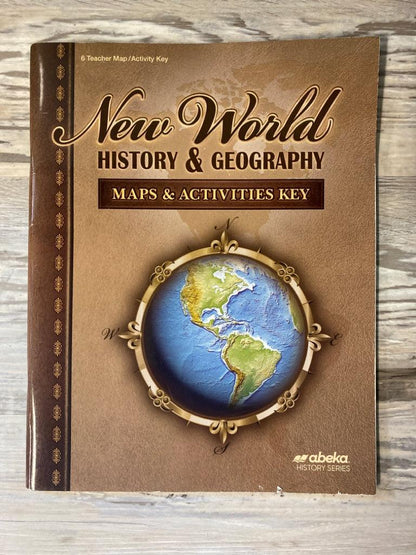 Abeka New World History & Geography 4th Ed. Teacher Keys