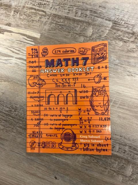 TT Math 7 Answer Keys – First Homeschool