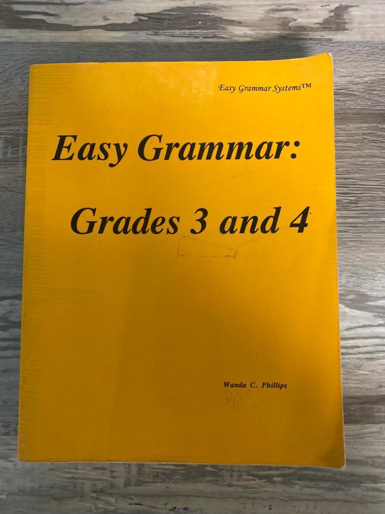 Easy Grammar: Grades 3 and 4