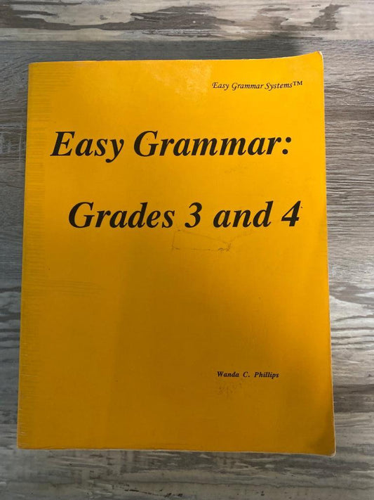 Easy Grammar: Grades 3 and 4
