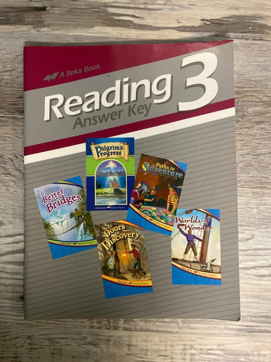 Abeka Reading 3 — Answer Key (Grade 3)