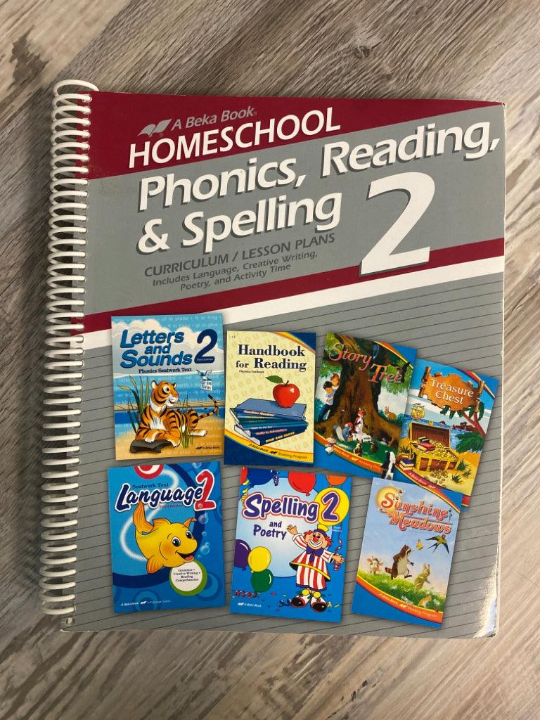 Abeka Phonics, Reading & Spelling 2 Curriculum/Lesson Plans