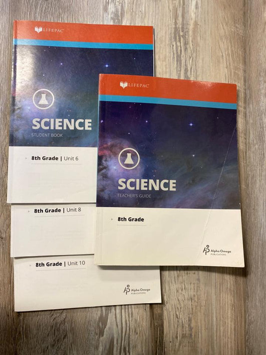 Lifepac 8th Grade Science Partial Set