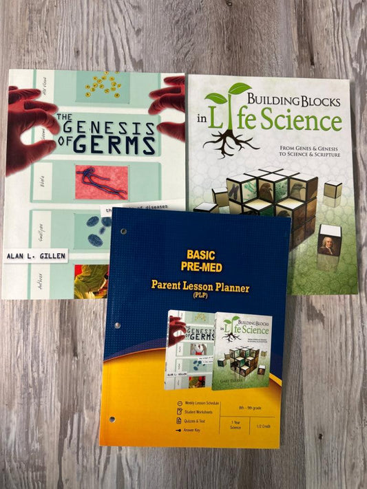 MasterBooks Basic Pre-Med 3-Book Set