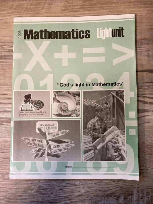 CLE Math Light Unit 1006