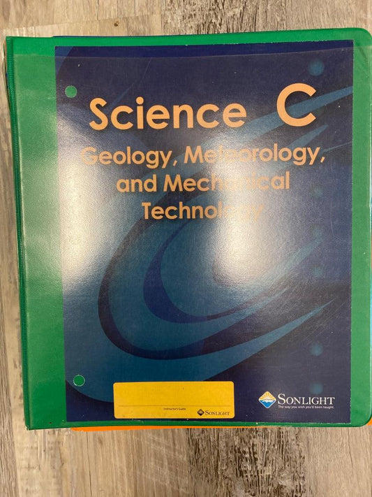 Sonlight Geology, Meteorology, and Mechanical Technology, Science C Inst. Guide