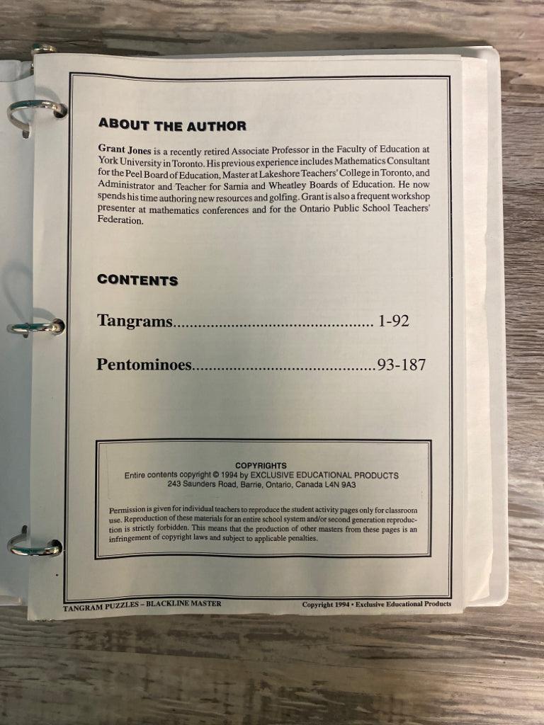 The Puzzling World of Tangrams and Pentominoes Grades 3-9