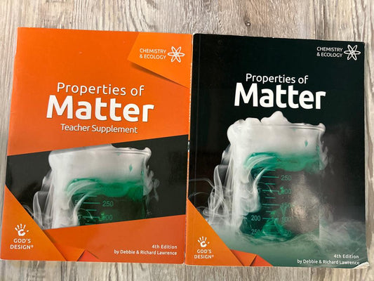 God's Design for Chemistry & Ecology- Properties of Matter  set- 4th edition