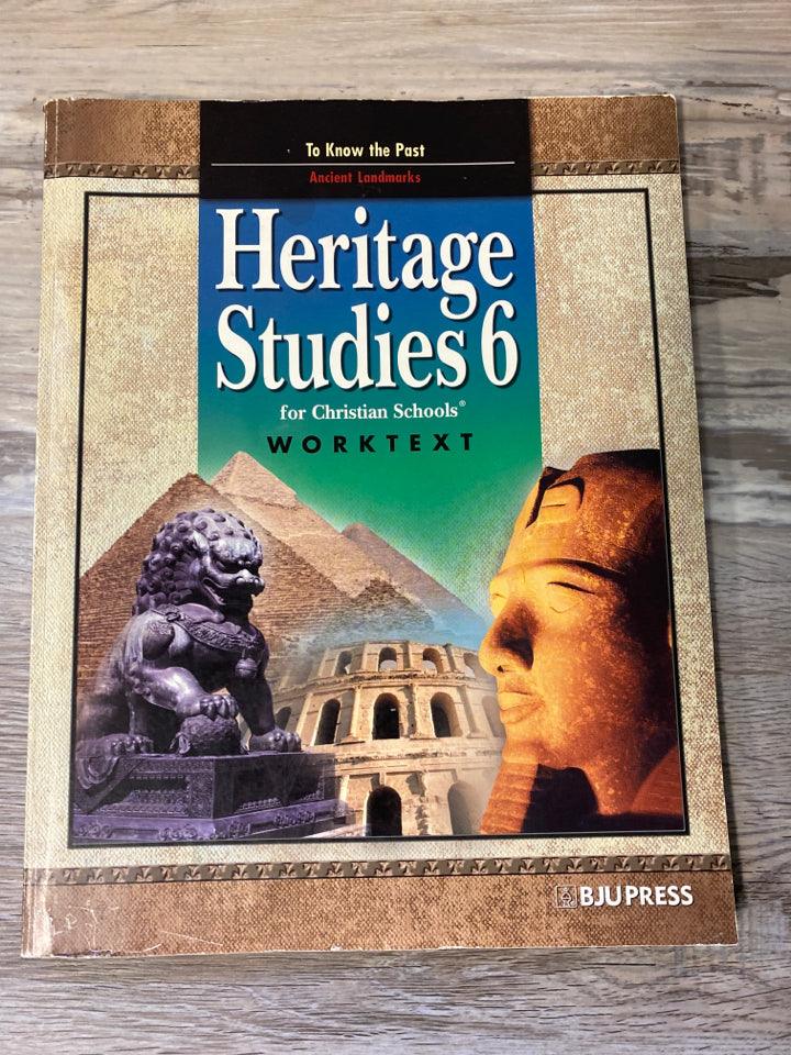 BJU Heritage Studies 6 Worktext