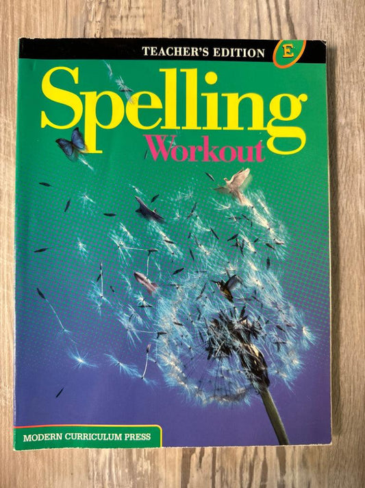 Spelling Workout Level E Teacher's Edition