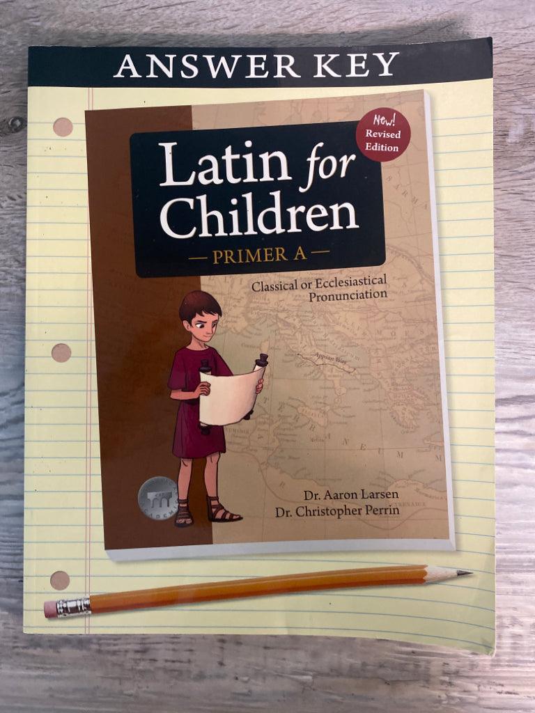 Latin for Children Primer A Answer Key