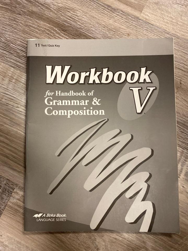 Abeka Grammar & Compostion Workbook V Set