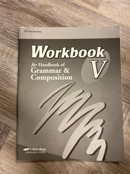 Abeka Grammar & Compostion Workbook V Set