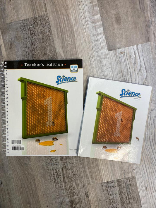 BJU Science 1 Textbook and Teacher's Manual