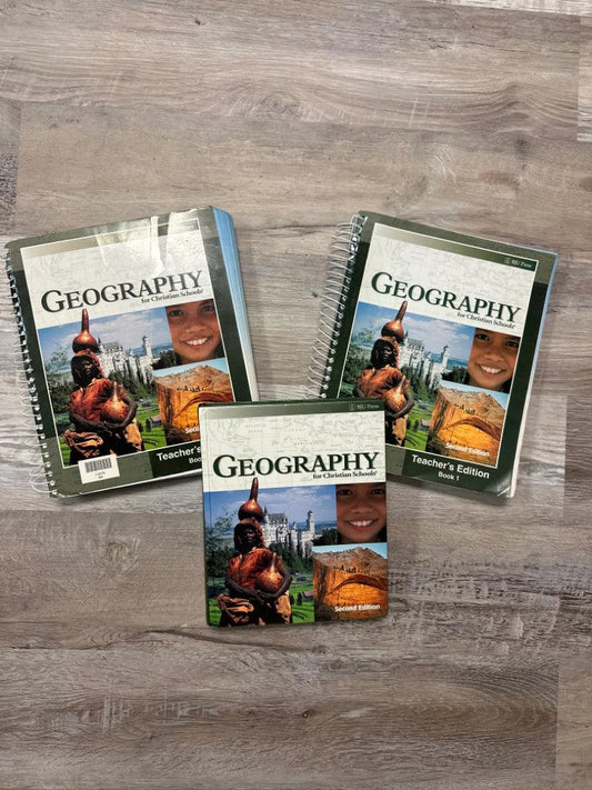 BJU Geography 2nd edition Set