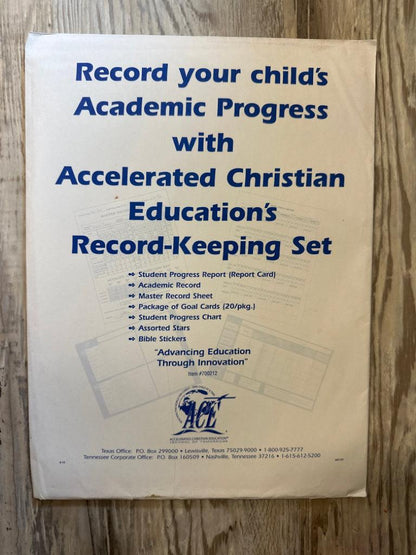 ACE Record Keeping Set