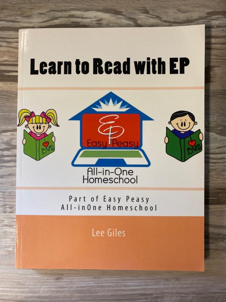 Learn to Read with EP, Homeschool Book