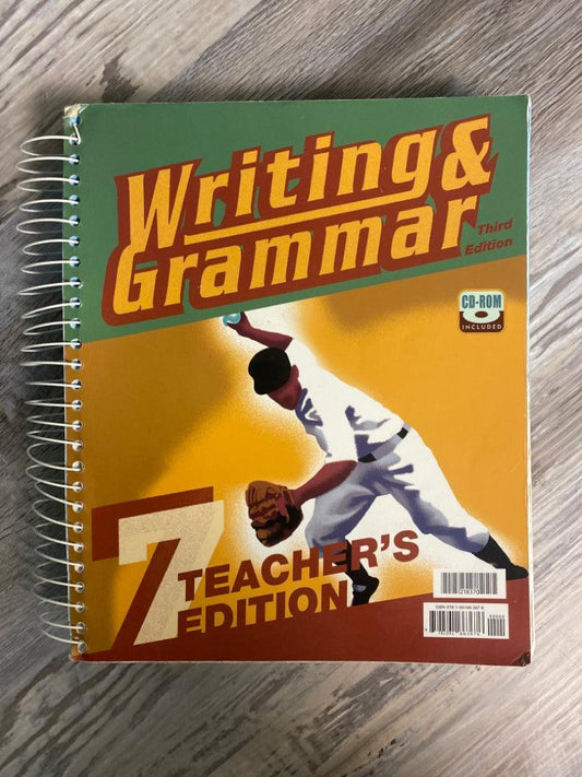 BJU Writing & Grammar 7, Teacher's Edition with CD-ROM, Third Edition