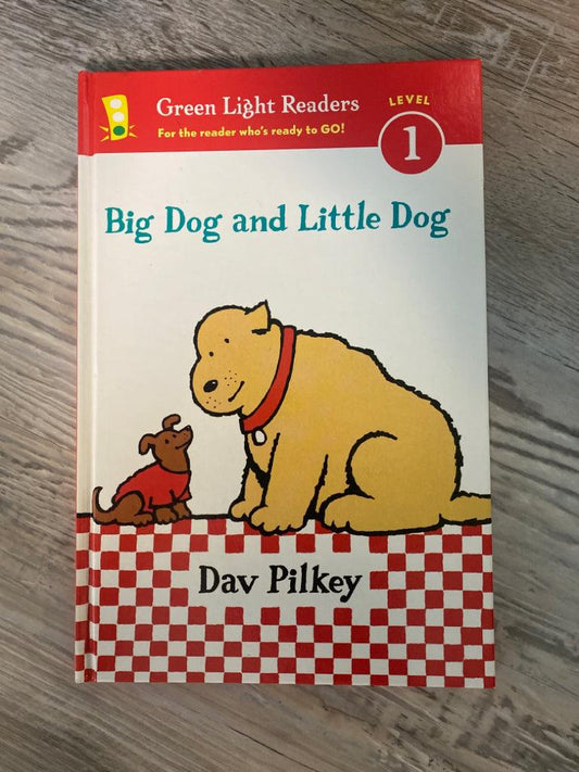 Big Dog and Little Dog by Dav Pilkey, Green Light Readers Level 1 - brand new