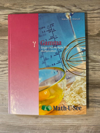 Math-U-See Gamma Instruction Manual — front cover