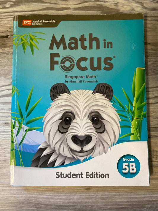 Singapore Math in Focus 5B Student Edition