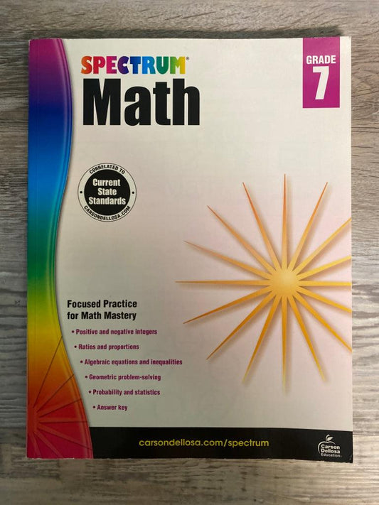 Math Homework Spectrum Spectrum – First Homeschool
