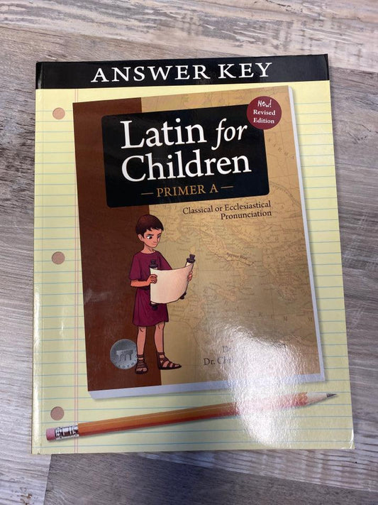 Latin for Children Primer A Answer Key
